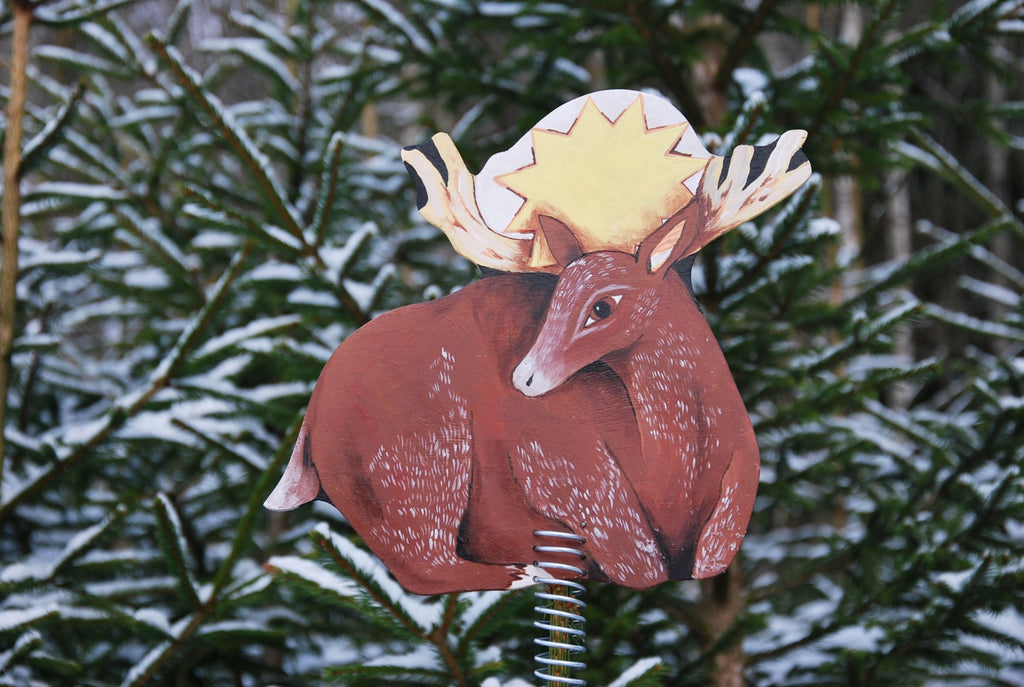Pre-Order: Reindeer Christmas tree topper