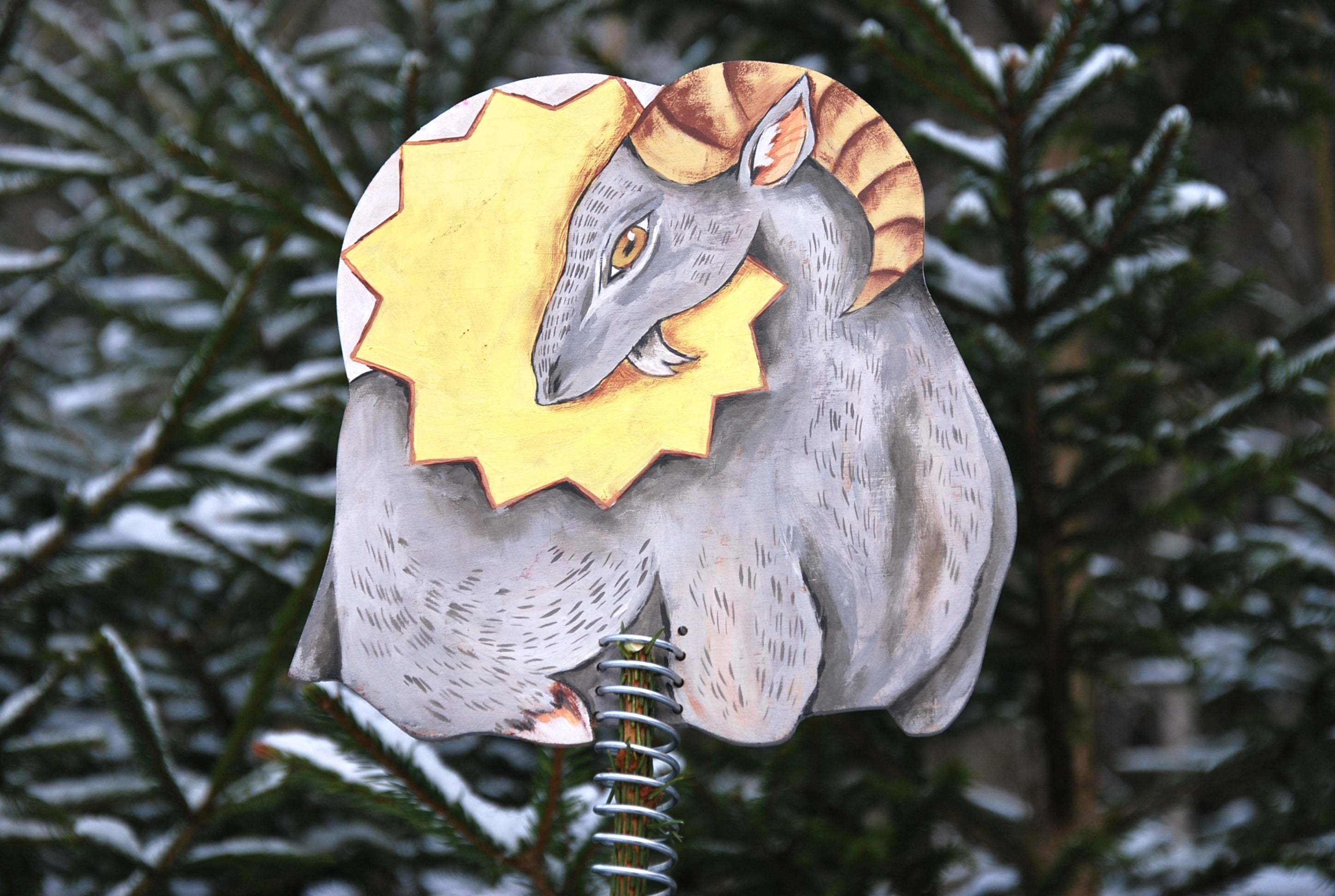 Pre-Order: Yule goat Christmas tree topper