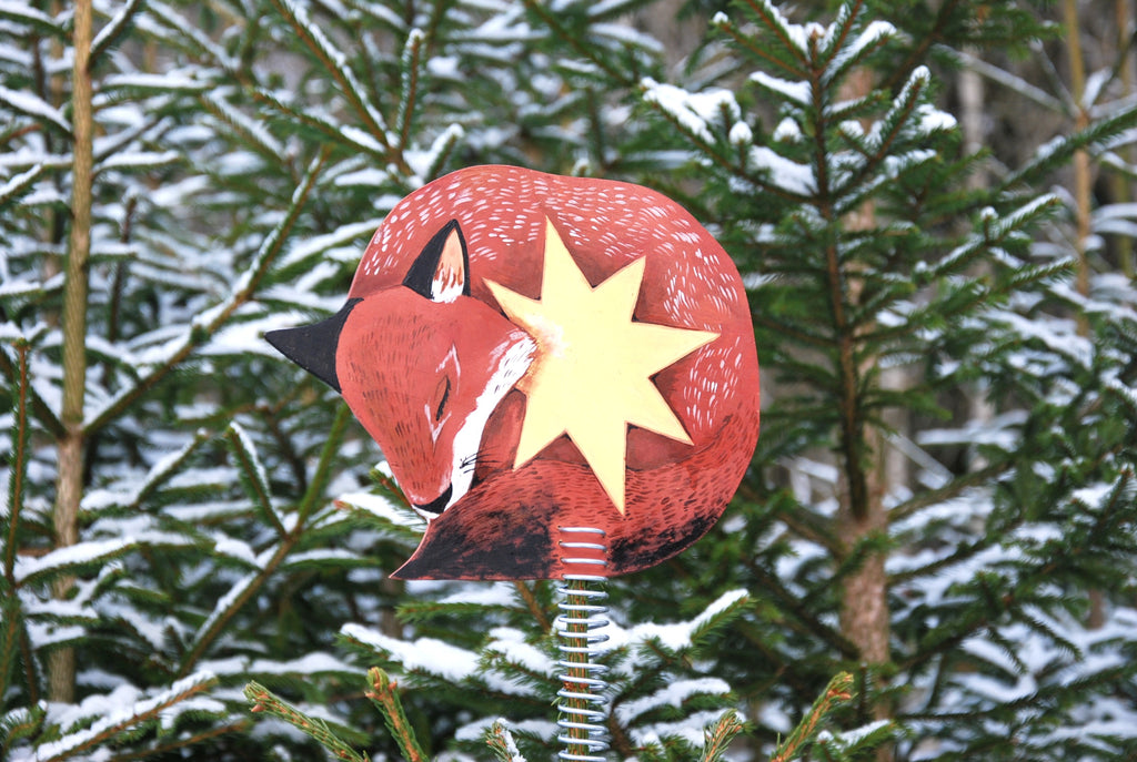 Pre-Order: Fox Christmas tree topper