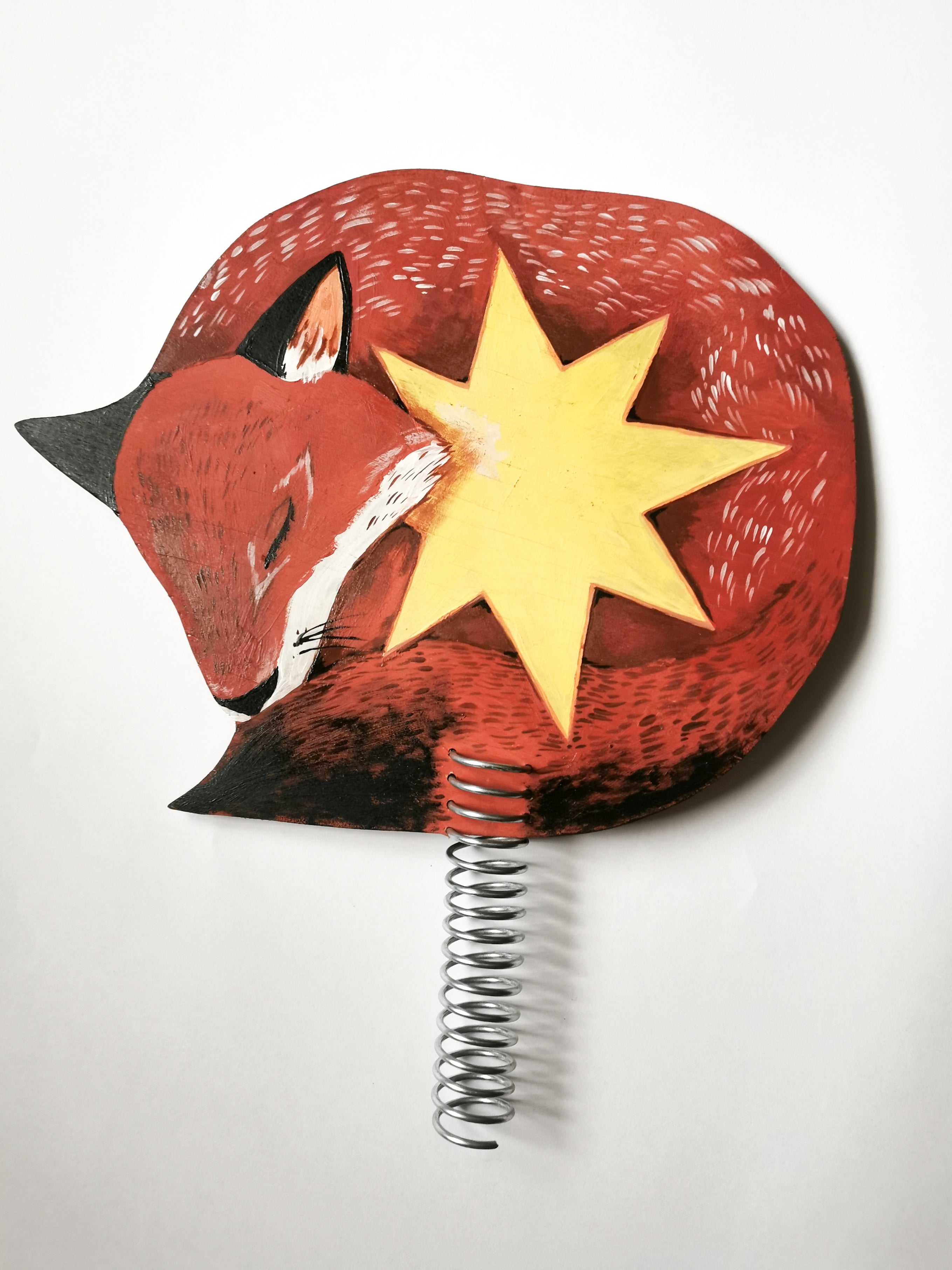 Pre-Order: Fox Christmas tree topper